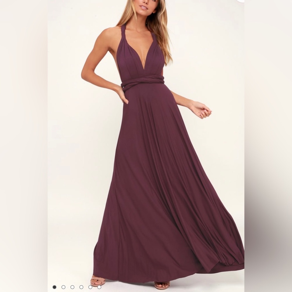 Lulus Tricks Of The Trade Plum/Purple Small NEW
